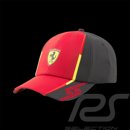Ferrari Cap Carlos Sainz N°55 F1 Puma Red / Black 701223370-001 - Kids