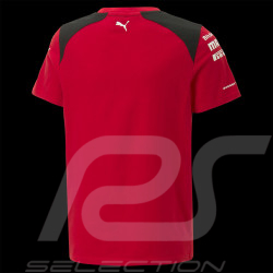 T-shirt Ferrari Leclerc Sainz F1 Puma Rouge 701223374-001 - Enfant