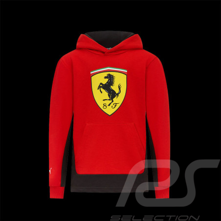 Ferrari Sweatshirt F1 Team Puma Rot Hoddie 701223467-001 - Kinder