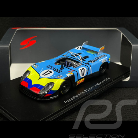 Porsche 908/2 Nr 17 24h Le Mans 1974 Ortega Ecuador Marlboro Team 1/43 Spark S9789
