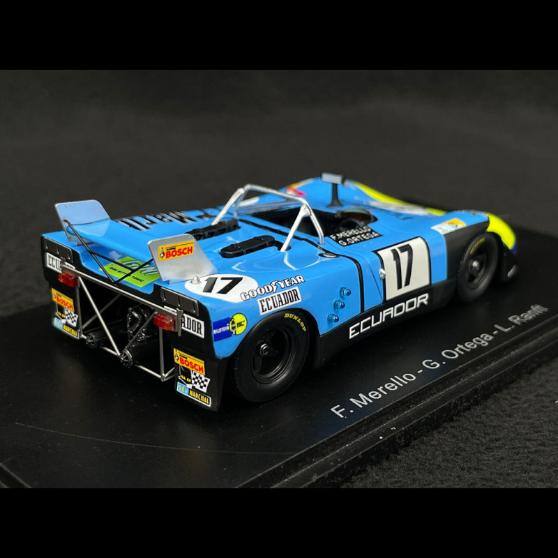 Porsche 908/2 n° 17 24h Le Mans 1974 Ortega Ecuador Marlboro Team 1/43