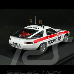 Porsche 928 S 1989 Recaro ONS Safety Car Blanc 1/43 Schuco 450919400