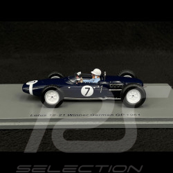 Lotus 18-21 n° 7 Walker Racing Vainqueur Nürburgring F1 Grand Prix 1961 Stirling Moss 1/43 Spark S7447