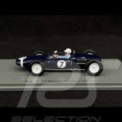 Lotus 18-21 n° 7 Walker Racing Winner Nürburgring F1 Grand Prix 1961 Stirling Moss 1/43 Spark S7447