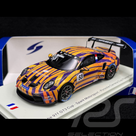 Porsche 911 GT3 Cup Nr 53 Carrera Cup France 2021 Spa 1/43 Spark SF260