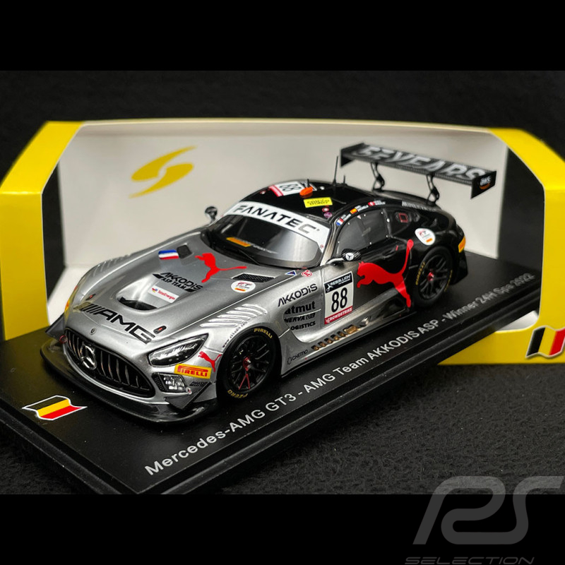 Mercedes-AMG GT3 n° 88 Vainqueur 24h Spa 2022 Team AKKodis ASP 1/43 Spark SB500