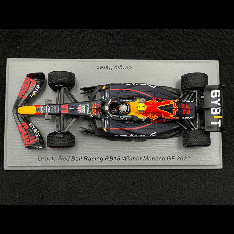 Sergio Perez Red Bull F1 RB18 n° 11 Winner Monaco 2022 F1 Grand Prix 1/43  Spark S8533