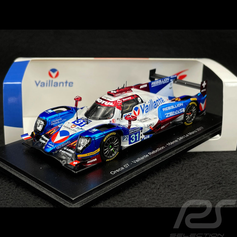 Oreca 07 Gibson n° 31 Vaillante Rebellion 16th 24h Le Mans 2017 Prost Senna  1/43 Spark MV10