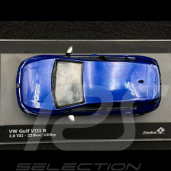VW Golf R 2.0 TSi Mk VIII 2021 Bleu Lapiz 1/43 Solido S4311801