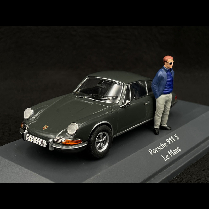 FIGURINE 1/18 Steve Mc Queen Le Mans Vroom For Autoart Uh Norev Cmr