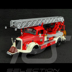 Camion Mercedes-Benz L3500 DL17 1950 Pompiers Bensheim Rouge / Blanc 1/43 Minichamps 439350081