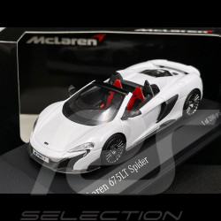 McLaren 675 LT Spider 2015 Blanc Silica 1/43 Minichamps 537154432