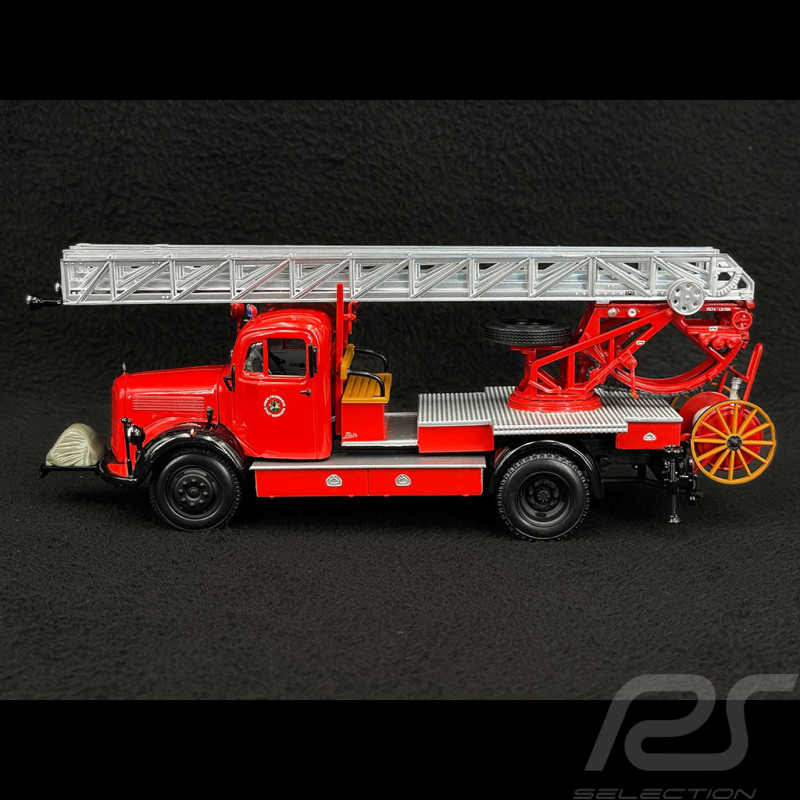 Camion Mercedes-Benz L3500 DL17 1950 Feuerwehr Bensheim Rot 1/43 Minichamps 439350080
