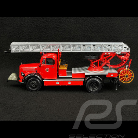 Camion Mercedes-Benz L3500 DL17 1950 Feuerwehr Bensheim Rot 1/43 Minichamps 439350080