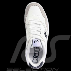 Chaussures Alpine F1 Team Ocon Gasly Kappa ATLANTA 1 Sneakers Simili cuir / Cuir / Mesh Blanc / Bleu foncé 381K6HW_A06 - Mixte