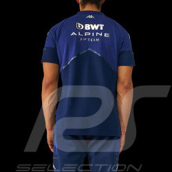 Polo Alpine F1 Team Ocon Gasly Kappa ANGAI Bleu foncé / Bleu clair 341D2PW_A03 - homme