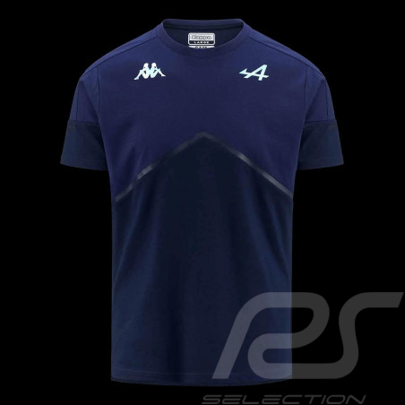 T-shirt Alpine F1 Team Ocon Gasly Kappa AYBI Bleu foncé / Bleu clair 371D51W_A02 - homme