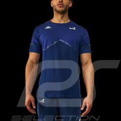 T-shirt Alpine F1 Team Ocon Gasly Kappa AYBI Dunkelblau / Hellblau 371D51W_A02 - Herren