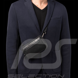 Porsche Design Shoulder Bag Roadster Black Leather 4056487025995