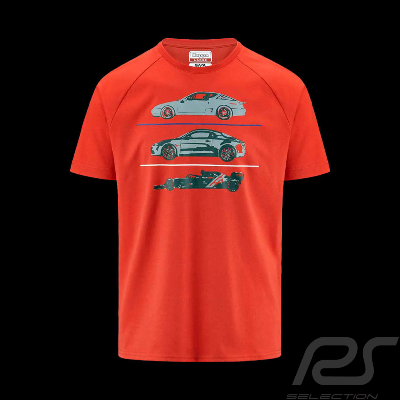 T-shirt Alpine F1 Team Ocon Gasly Kappa ARGLA Orange 371E46W_XB0 - enfant
