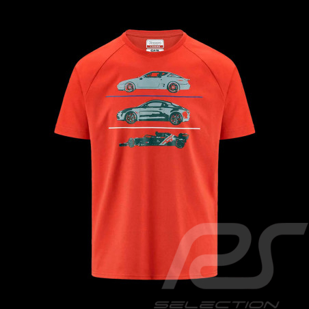 T-shirt Alpine F1 Team Ocon Gasly Kappa ARGLA Orange 371E46W_XB0 - kids