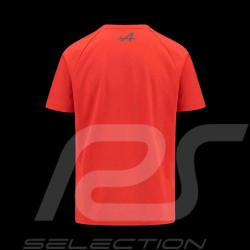 T-shirt Alpine F1 Team Ocon Gasly Kappa ARGLA Orange 371E46W_XB0 - enfant