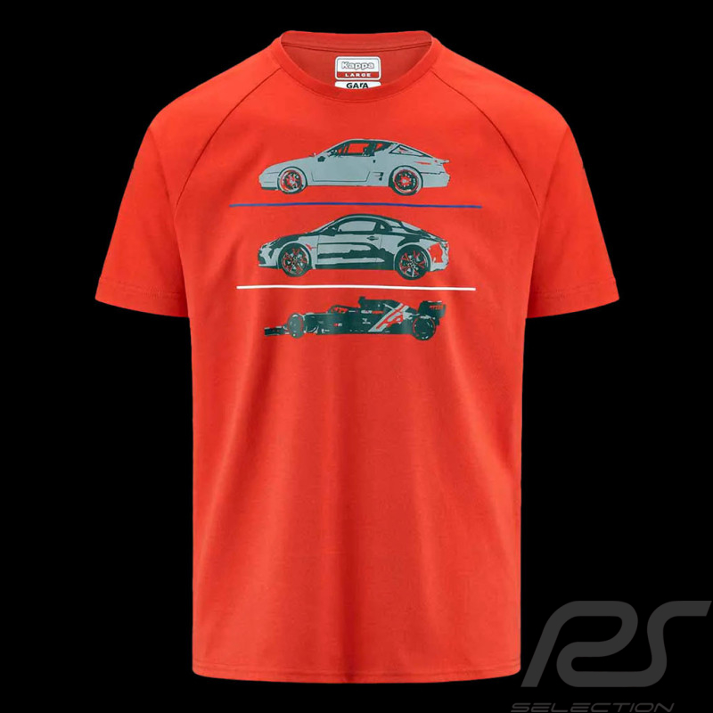 T-shirt Alpine F1 Team Ocon Gasly Kappa ARGLA Orange 371E46W_XB0 - Herren