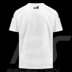 T-shirt Alpine F1 Team Ocon Gasly Kappa ARGLA Weiß 371E46W_001 - Herren