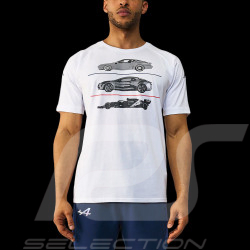 T-shirt Alpine F1 Team Ocon Gasly Kappa ARGLA White 371E46W_001 - men