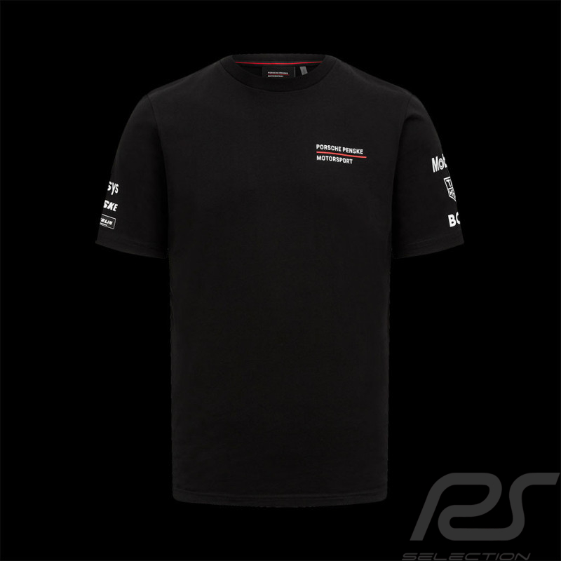 Porsche 963 T-shirt Penske Motorsport BOSS Black / Red WAP191RPMS - Unisex