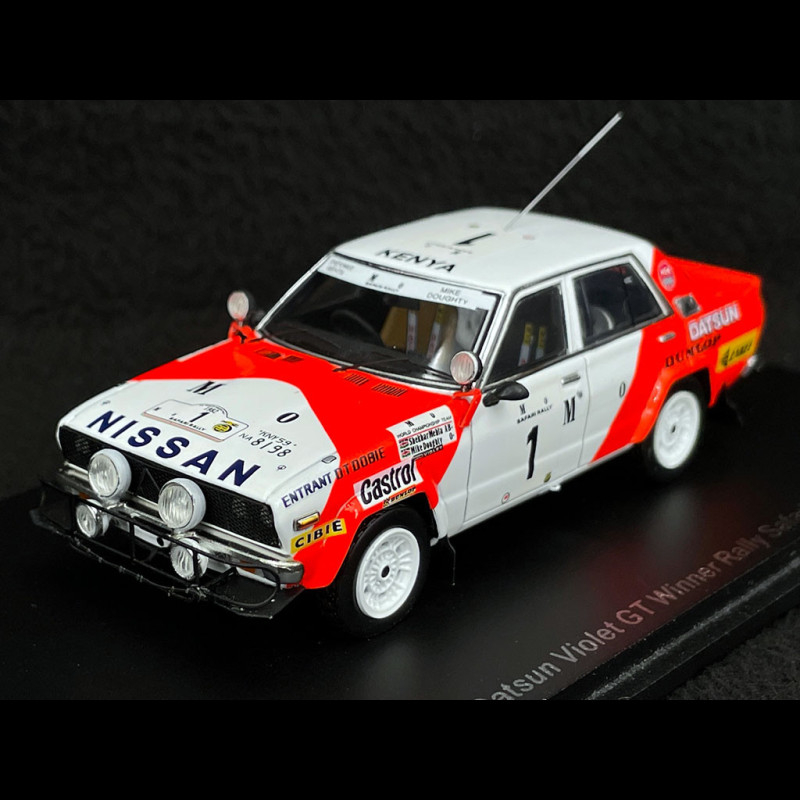 Datsun Violet GT n°1 Winner Rallye Safari 1982 1/43 Spark S7770