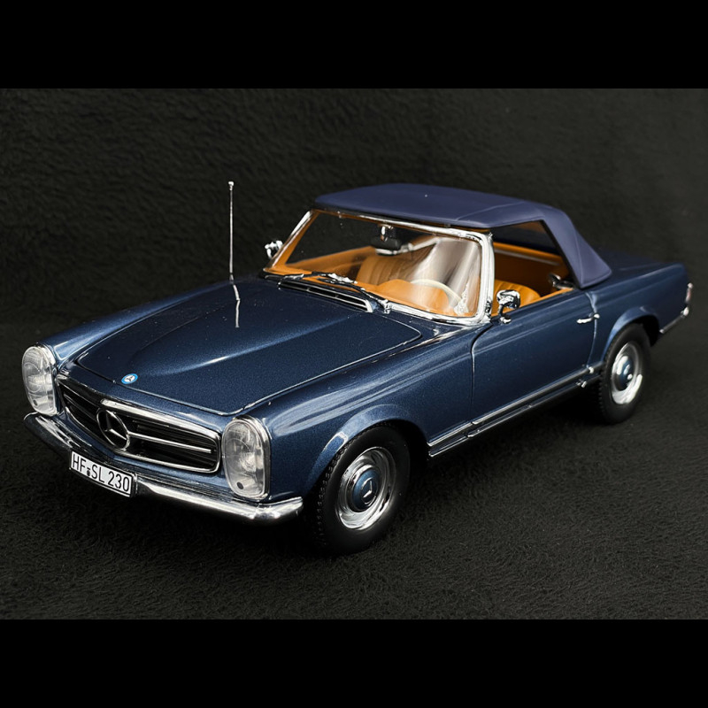 Mercedes-Benz 300 D Modele T 1990 Bleu-Noir métallisé 1/18