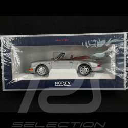 Porsche 911 Carrera 2 Type 964 Cabriolet 1990 Silber 1/18 Norev 187330