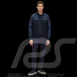 Polo Porsche x BOSS Logo Capsule Coton Stretch Bleu foncé BOSS 50486178_404 - Homme