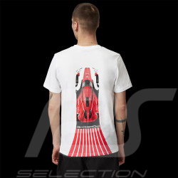 Porsche 963 T-Shirt Penske Motorsport Weiß / Rot WAP192PPMS - Unisex