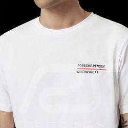 T-Shirt Porsche 963 Penske Motorsport Blanc / Rouge WAP192PPMS - mixte