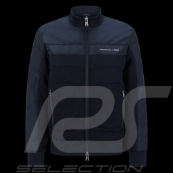 Veste Porsche x BOSS Sweatshirt Hybride Logo Capsule Coton imperméable Bleu foncé BOSS 50486249_404 - Homme