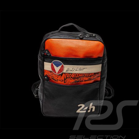 24h Le Mans Backpack Michel Vaillant Black Leather 26855-3046