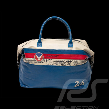 Big Bag 24h Le Mans Michel Vaillant Weekender Blue Leather 26858-3212