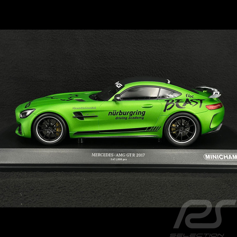 Mercedes-AMG GT-R The Beast 2017 Nüburgring Driving Academy Vert 1/18 Minichamps 155036091