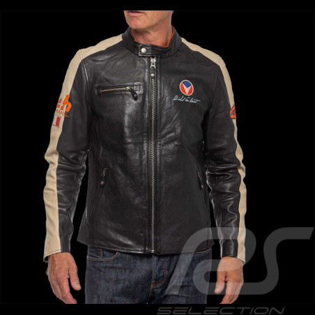 24h Le Mans Jacket Michel Vaillant Black Leather 26859-3046