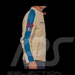 24h Le Mans Jacket Michel Vaillant Beige Leather 26859-2001