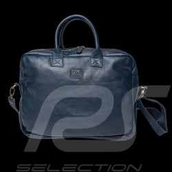24h Le Mans Shoulder Bag Michel Vaillant Laptop Leather Royal Blue 26856-0012