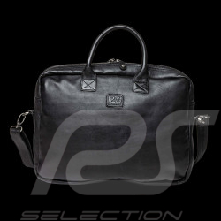 24h Le Mans Shoulder Bag Michel Vaillant Laptop Leather Black 26856-3046