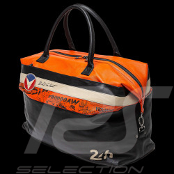 Maxi 24h Le Mans Bag Michel Vaillant Weekender Black Leather 26854-3046