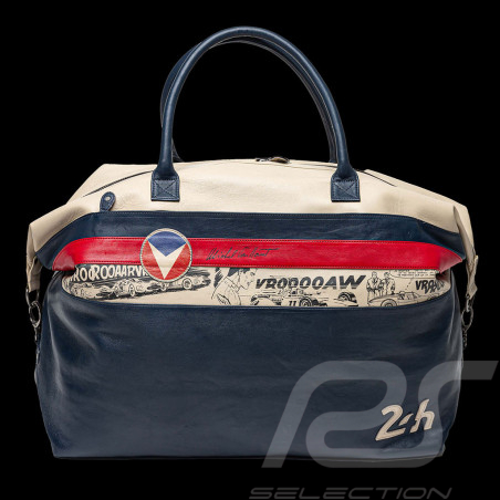 Maxi 24h Le Mans Bag Michel Vaillant Weekender Royal Blue Leather 26854-0012