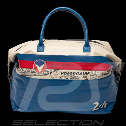 Maxi 24h Le Mans Ledertasche Michel Vaillant Weekender Vaillantblau Leder 26854-3212