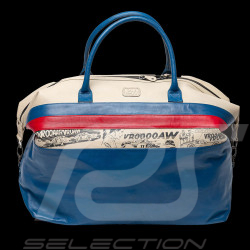 Maxi 24h Le Mans Bag Michel Vaillant Weekender Vaillant Blue Leather 26854-3212