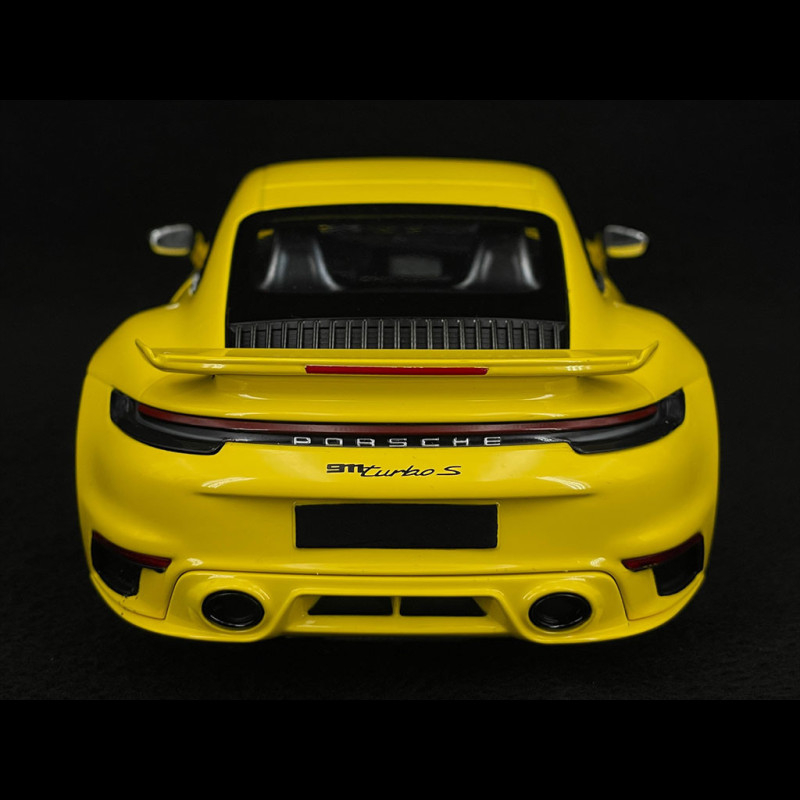 Herpa - Porsche 911 Turbo – Jaune Racing – 1:87 – Neuf – Emballage d'origine Herpa - Porsche 911 Turbo – Jaune Racing – 1:87 – Neuf – Emballage d'origine