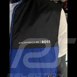 Veste Porsche x BOSS Doudoune sans manches réversible déperlante Col à capuche Regular Fit Bleu BOSS 50490451_433 - Homme